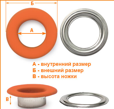Артикул: Г13952, Цвет: Оранжевая резина цв.849