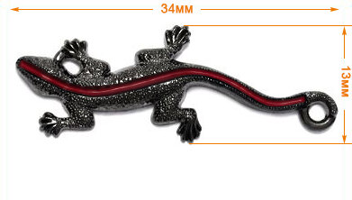 Артикул: ГХН14288, Цвет: Черный никель/красный цв.820