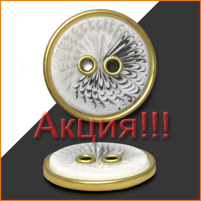 Артикул: ВЛК4608, Цвет: Белый/золото