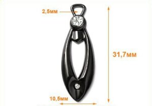 Артикул: ГЛП8951, Цвет: Черный никель