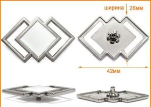 Артикул: ГХН14414, Цвет: Никель/белый