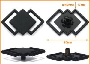 Артикул: ГХН14414, Цвет: Черная резина
